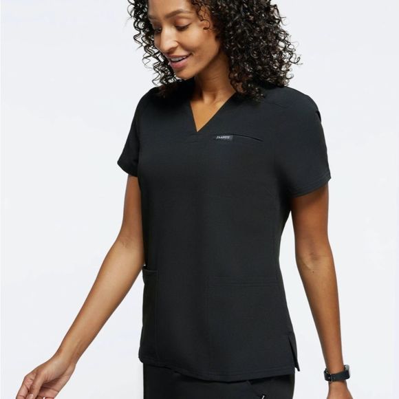 Jaanuu Black Fitted Short Sleeve Tee - Picture 3 of 9